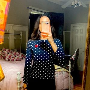 COMME des GARÇONS PLAY polka dot t-shirt